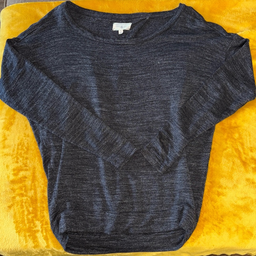 Split Back Long Sleeve Top